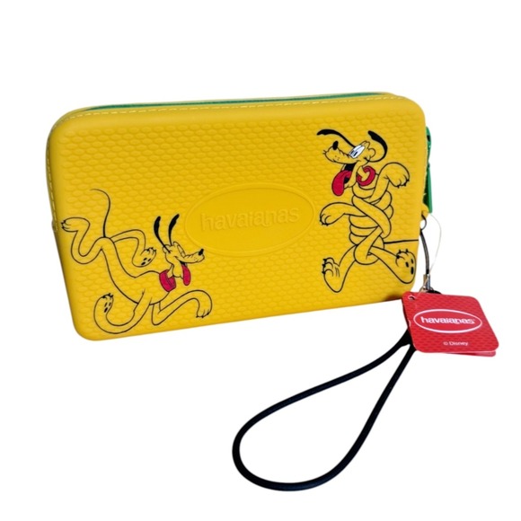 Disney Handbags - Havaianas‎ Mini Bag Disney Bag NWT Classics PLUTO WATER/SAND RESISTANT YELLOW